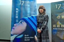 第17回アジア・フィルム・アワードで行われた「悪は存在しない」のイベントに登壇した石橋英子。