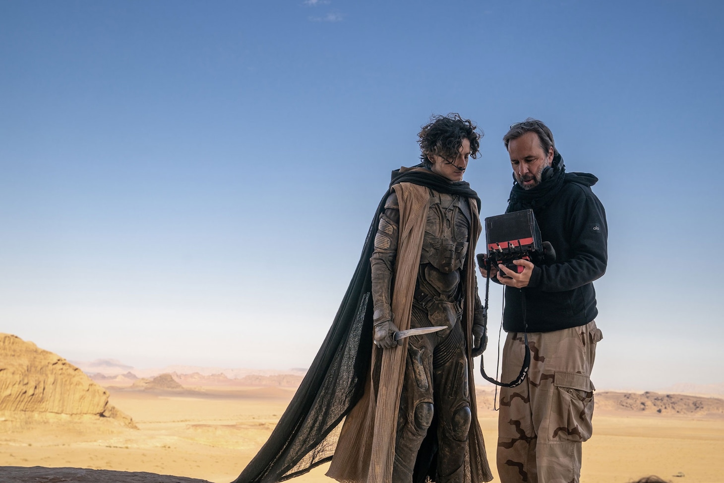 左からティモシー・シャラメ、ドゥニ・ヴィルヌーヴ。