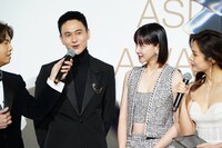 Youth Ambassadorを務めたリウ・グァンティン（左）と、彼とともにプレゼンターを務めたアンジェラ・ユン（右）。