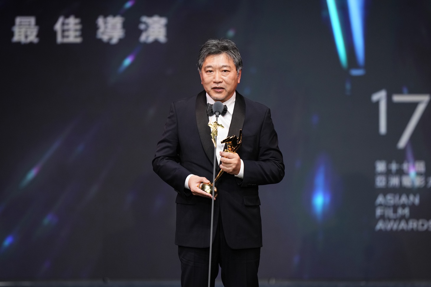 「怪物」で監督賞に輝いた是枝裕和。