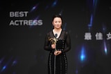 「西湖畔に生きる」で主演女優賞に輝いたジアン・チンチン。