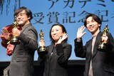 左から山崎貴、渋谷紀世子、野島達司。