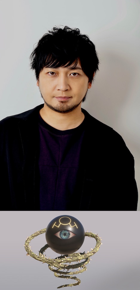 上から中村悠一、エルヴァ。