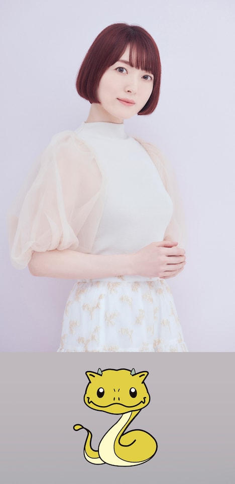 上から花澤香菜、おろち。