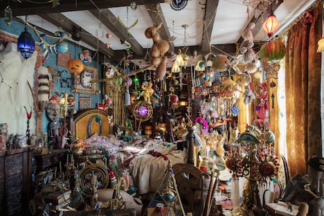 「魔女の谷」にある「ハウルの城」内部。