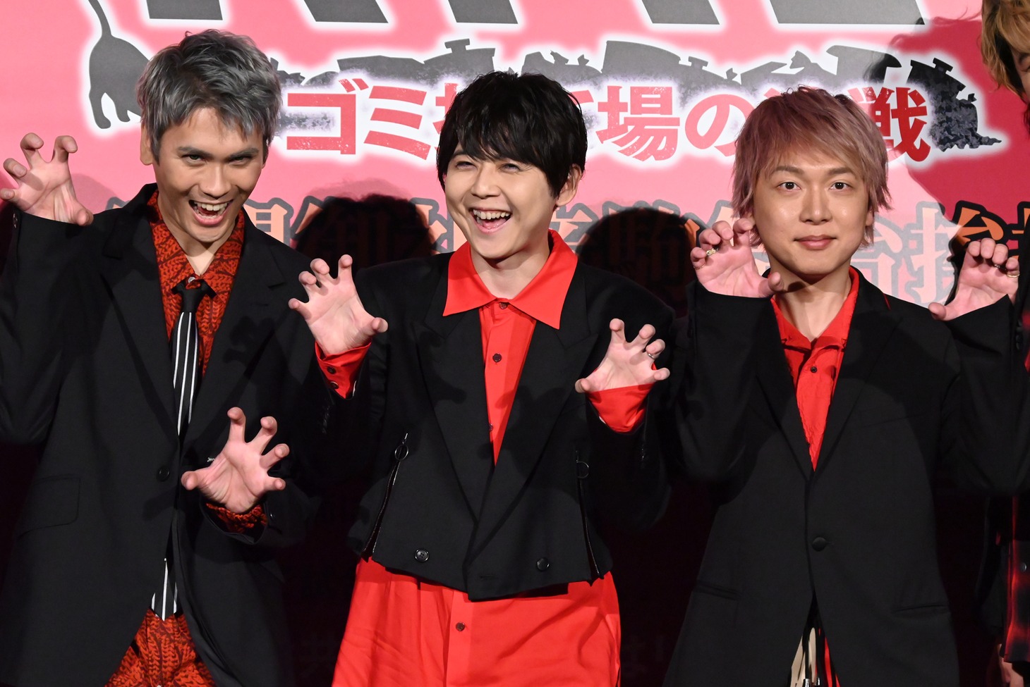 「劇場版ハイキュー!! ゴミ捨て場の決戦」公開御礼“音駒”舞台挨拶の様子。