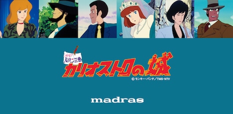 MADRAS（マドラス）「ルパン三世／カリオストロの城」ビジュアル