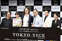 「TOKYO VICE Season2」舞台挨拶の様子。