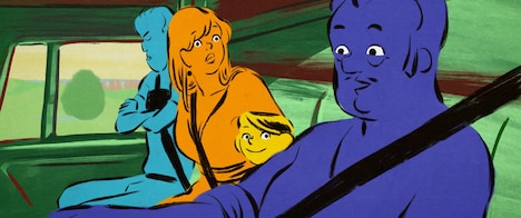 「リンダはチキンがたべたい！」より、リリー・フランキーが声を当てるジャン＝ミシェル（右）。