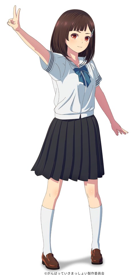 高橋梨衣奈のキャラクタービジュアル。