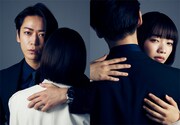 亀梨和也（左）と見上愛（右）。