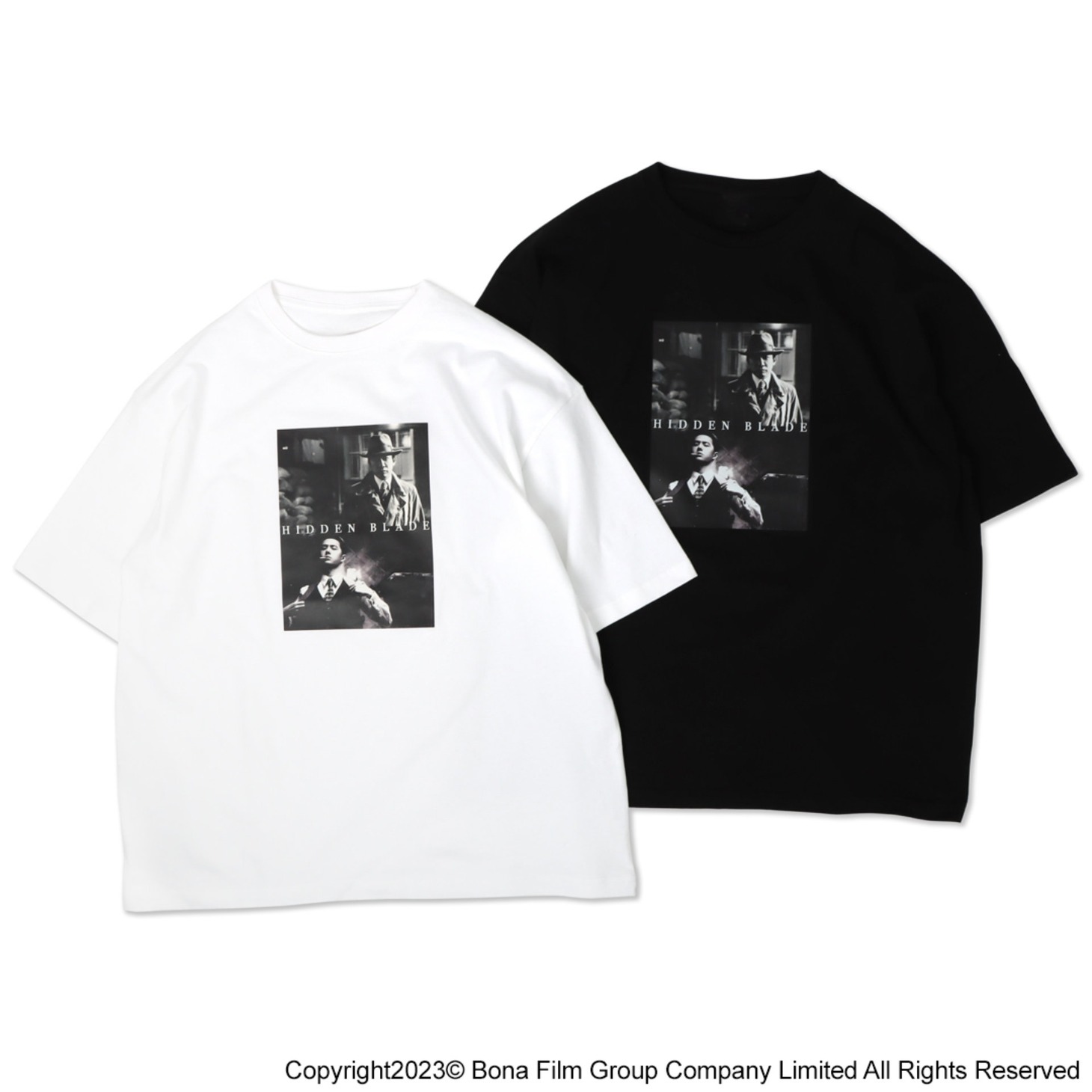映画「無名」TシャツB ホワイト / ブラック（各税込4950円）
