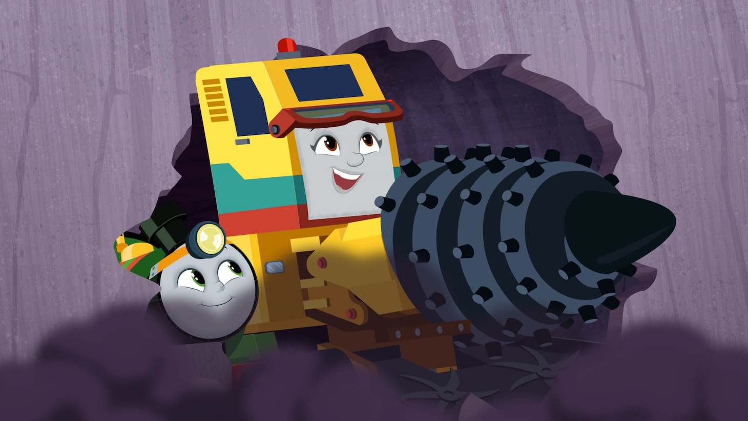 「映画 きかんしゃトーマス 大冒険！ルックアウトマウンテンとひみつのトンネル」場面カット