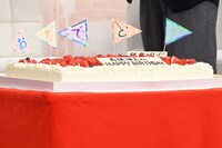 高橋海人に贈られた誕生日ケーキ。