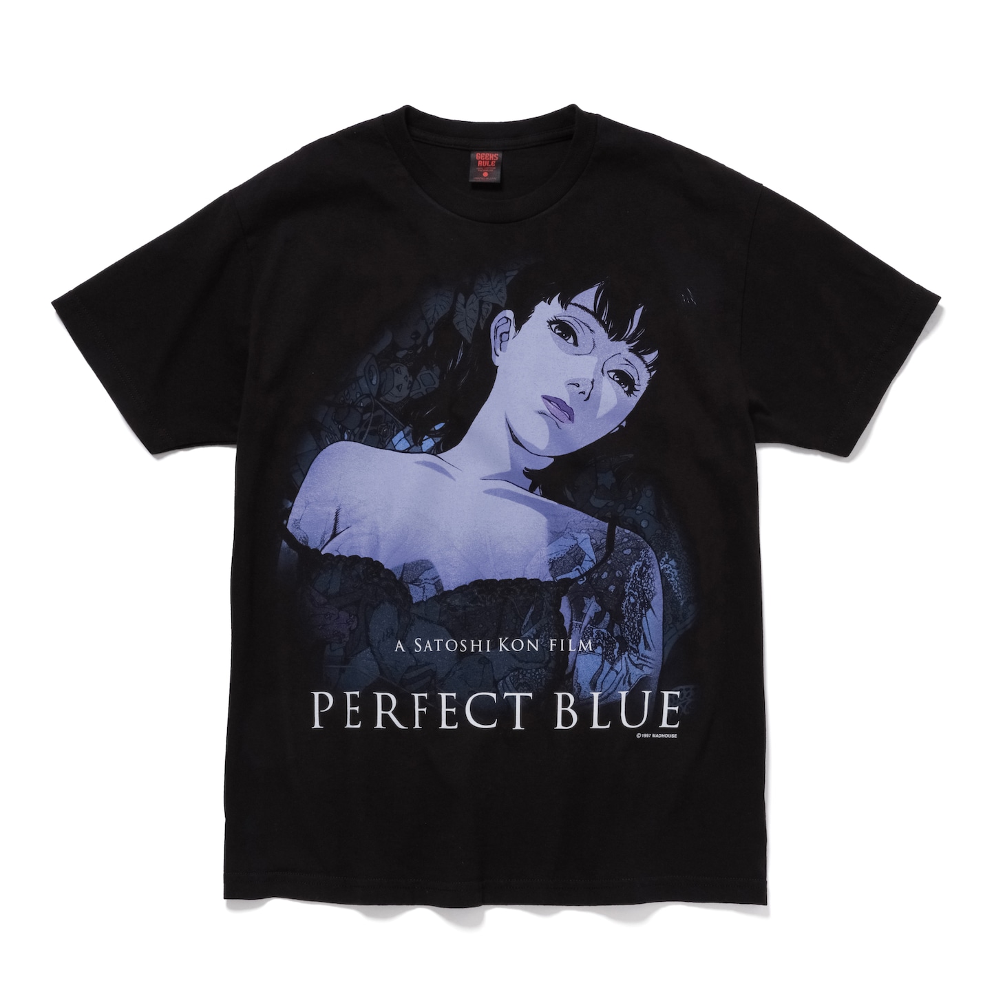 PERFECT BLUE × GEEKS RULE 12 SILKSCREEN PRINTING T SHIRT（税込1万2100円）(c)1997MADHOUSE