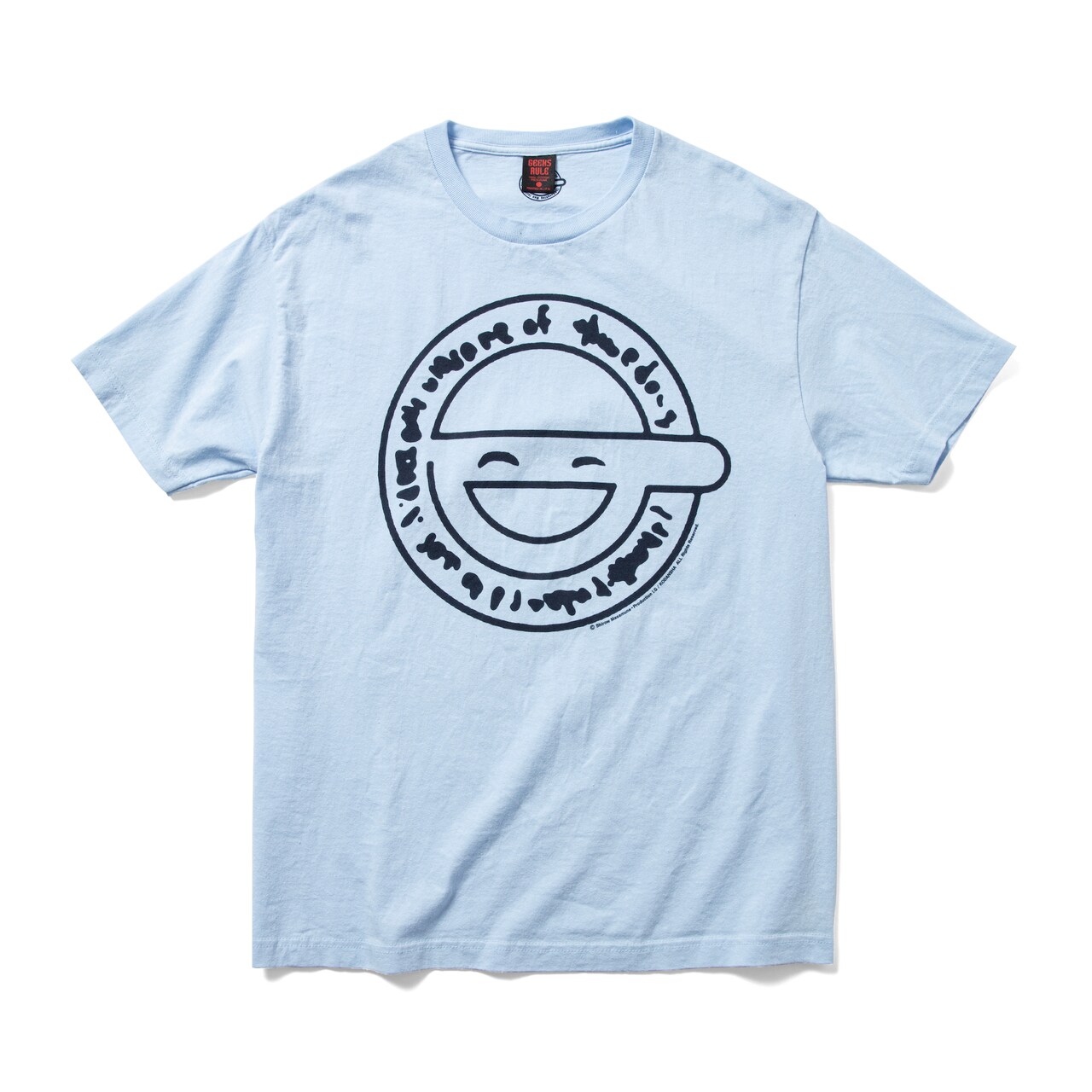 2024年2月1日の笑い男事件リアル発生キャンペーン用Tシャツ