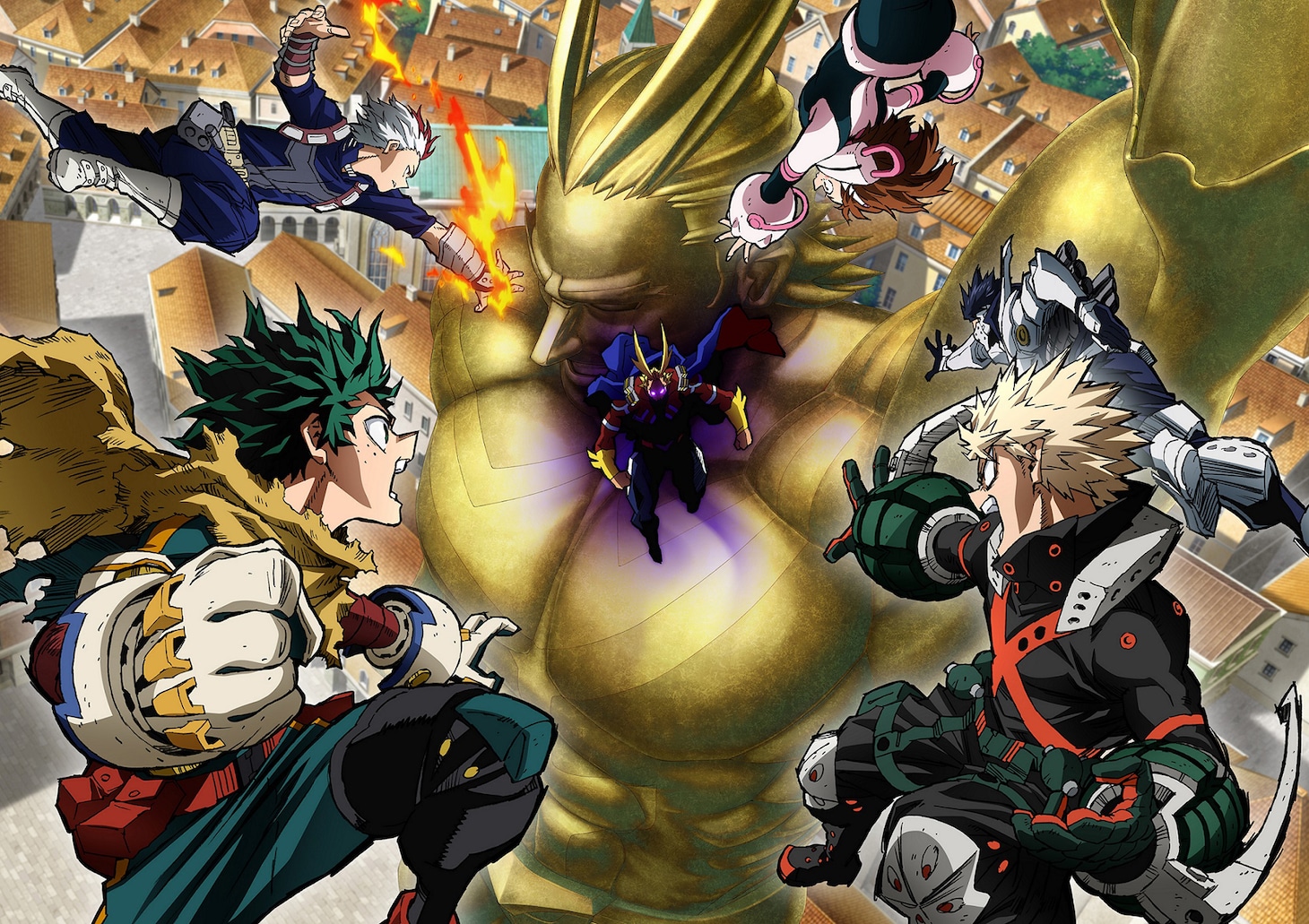 「僕のヒーローアカデミア THE MOVIE ユアネクスト」ビジュアル