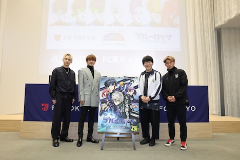 左からSKY-HI、Nissy、小野友樹、荒木遼太郎。