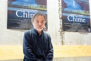東京・菊川の映画館Strangerで行われた「Chime」のQ&Aに出席した黒沢清。