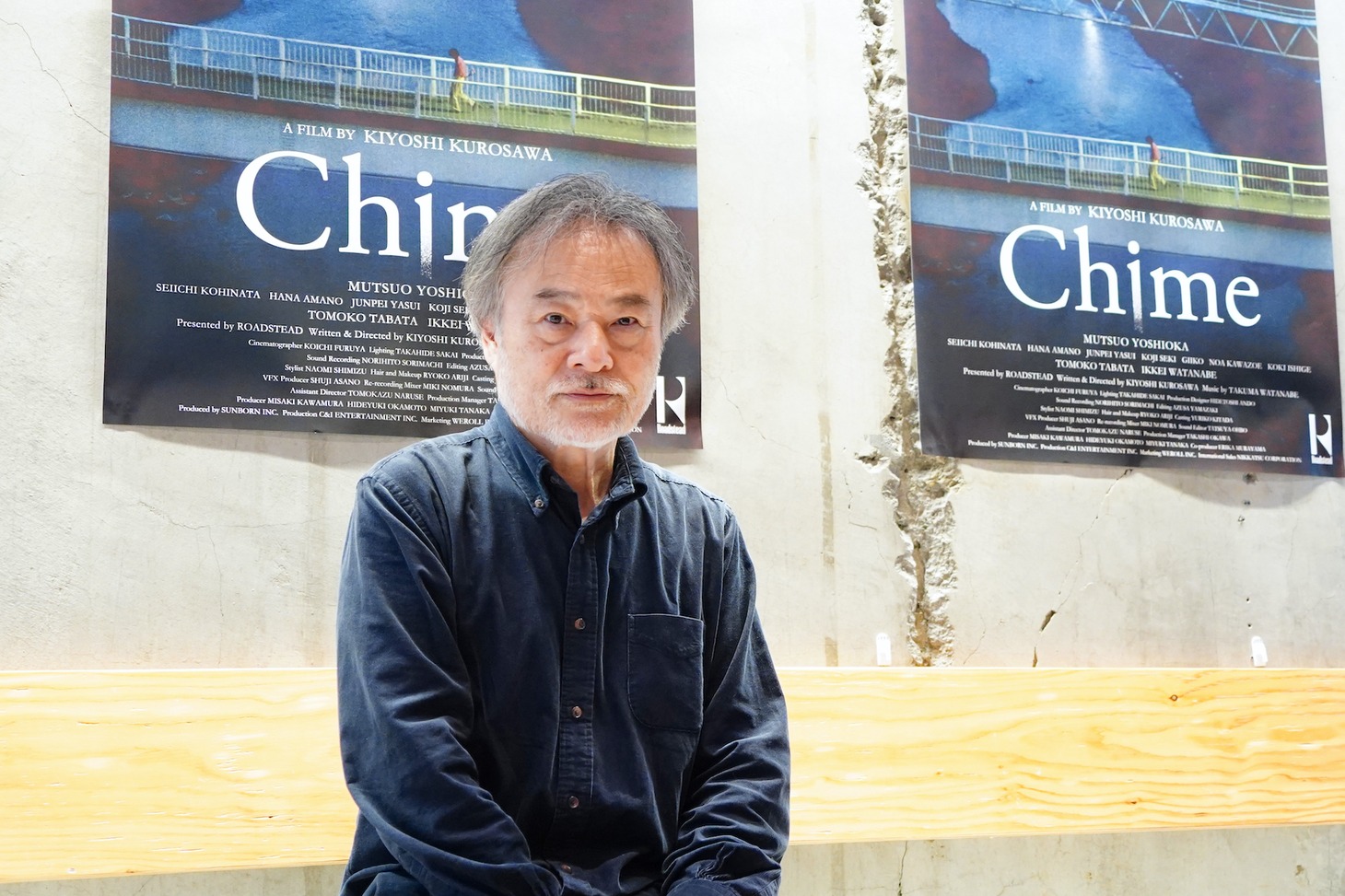 東京・菊川の映画館Strangerで行われた「Chime」のQ&Aに出席した黒沢清。