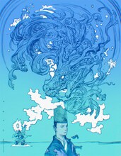 寺田克也による応援イラスト。