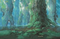 「もののけ姫《シシ神の森（5）》」1997年 (c)1997 Studio Ghibli・ND