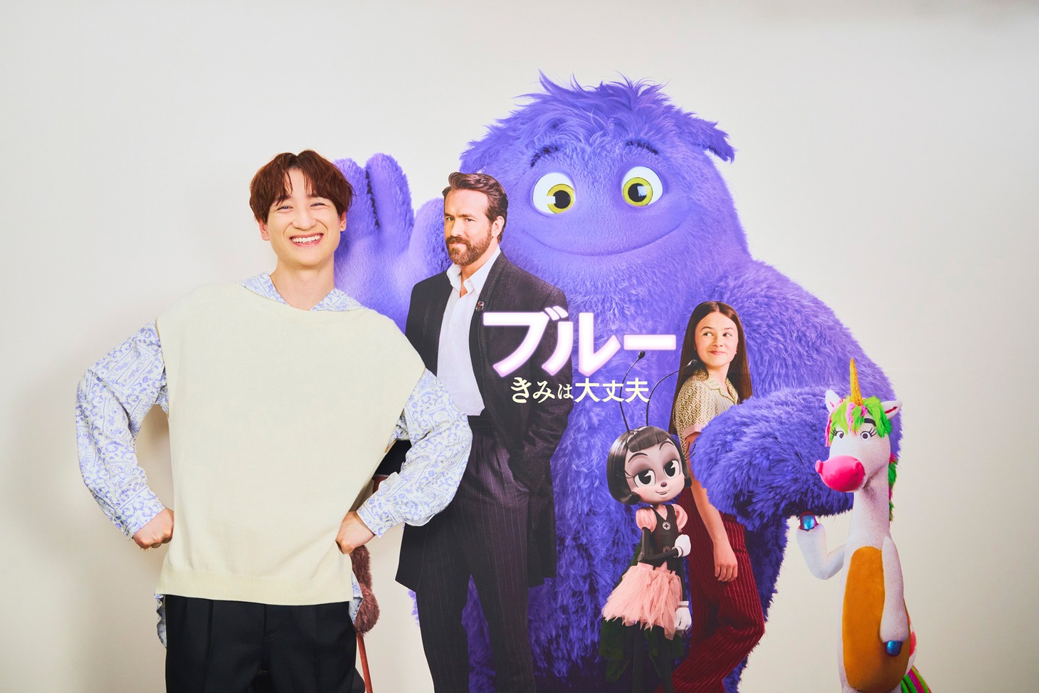 映画「ブルー きみは大丈夫」でハリウッド映画の吹替初挑戦を果たす宮田俊哉。