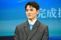 風間太樹に褒められている最中の川西拓実。