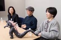 奥から渋谷紀世子、高橋正紀、野島達司。