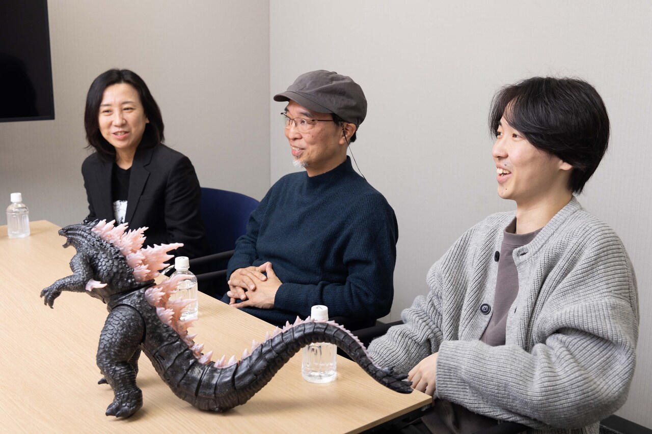 奥から渋谷紀世子、高橋正紀、野島達司。