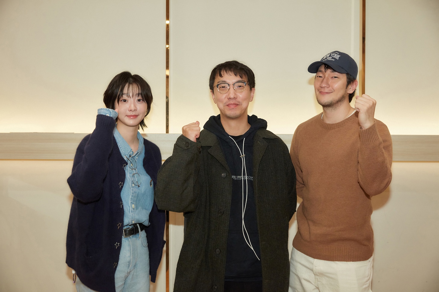 左からキム・ダミ、ユン・ジョンビン、ソン・ソック。