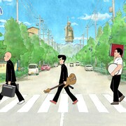 アニメーション映画「音楽」上映会開催、岩井澤健治×大橋裕之のトーク付き