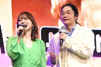 左から内田真礼、福山潤。