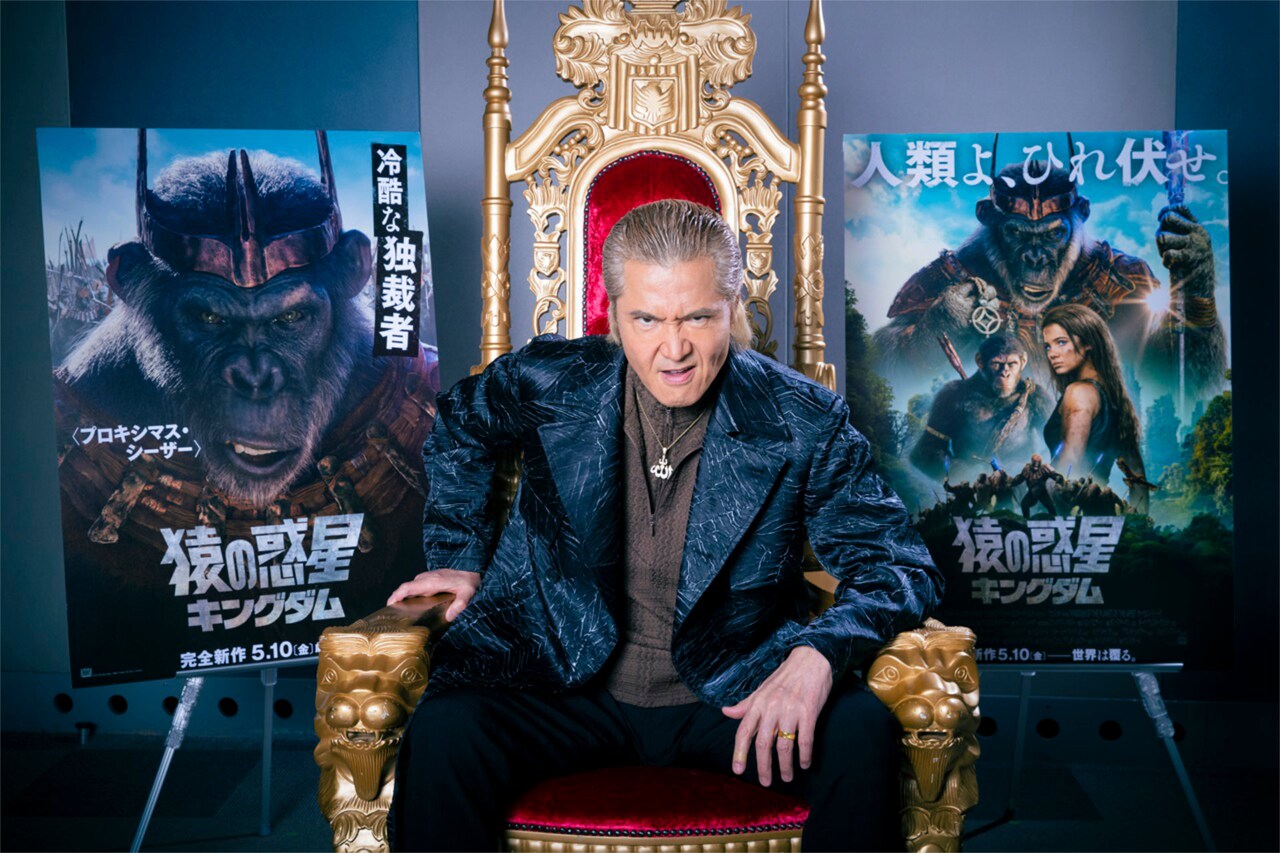 竹内力が「猿の惑星／キングダム」で冷酷な独裁者に、「準主役のつもりで演じました」