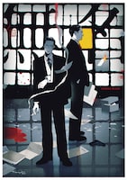 丹地陽子による「無名」のイラスト。