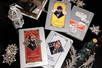 C賞のハードカバーノートイメージ（全4種）。