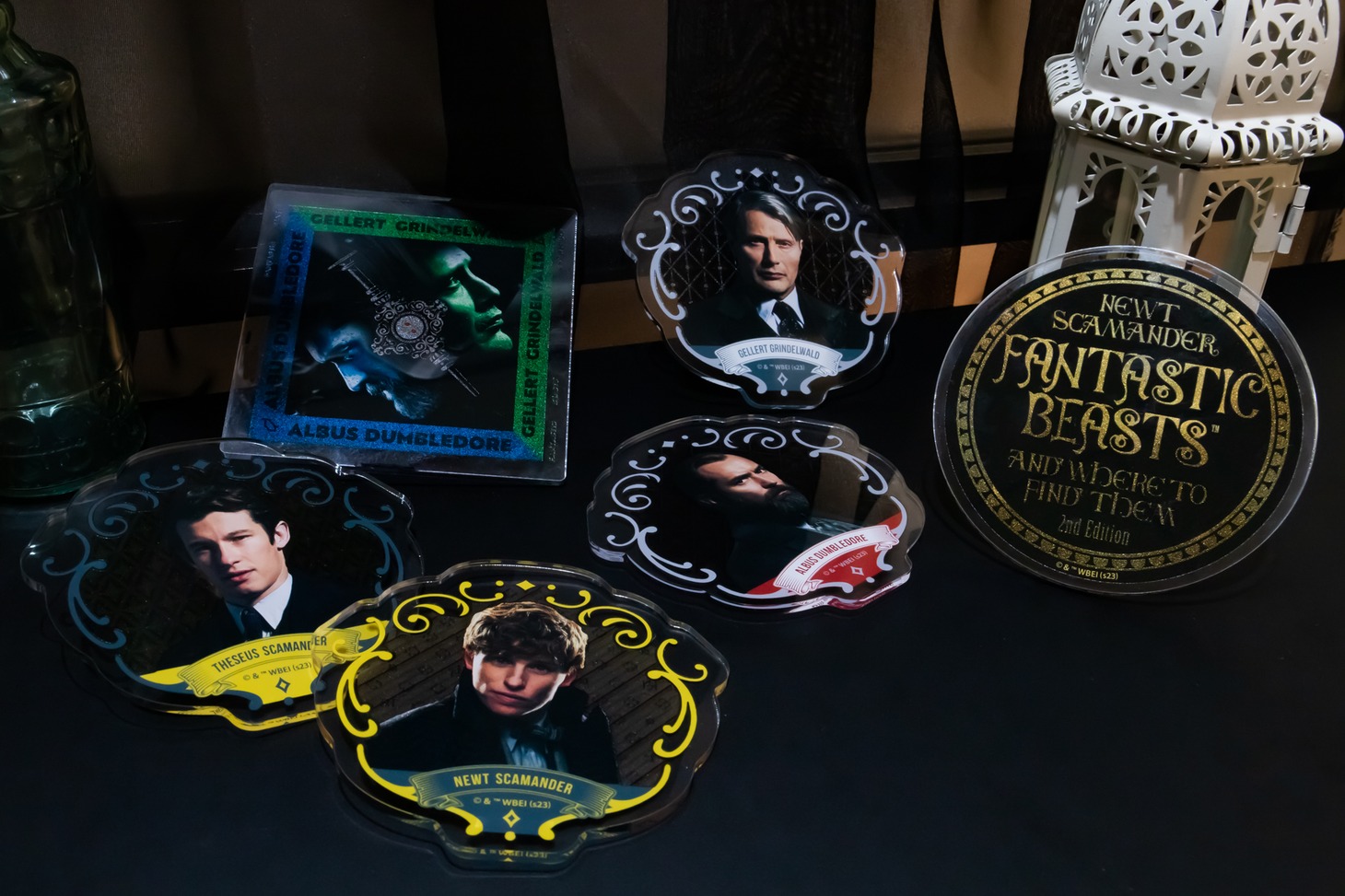 E賞のアクリルコースターイメージ（全6種）。