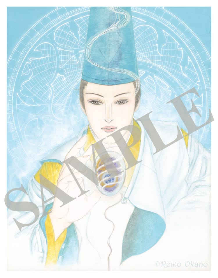 陰陽師0」入場者特典第2弾は岡野玲子のイラストカード、“0”を愛でる 