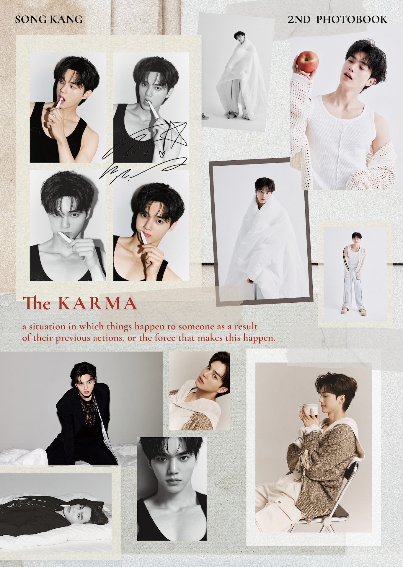 「The KARMA」封入特典のステッカー（イメージ）。