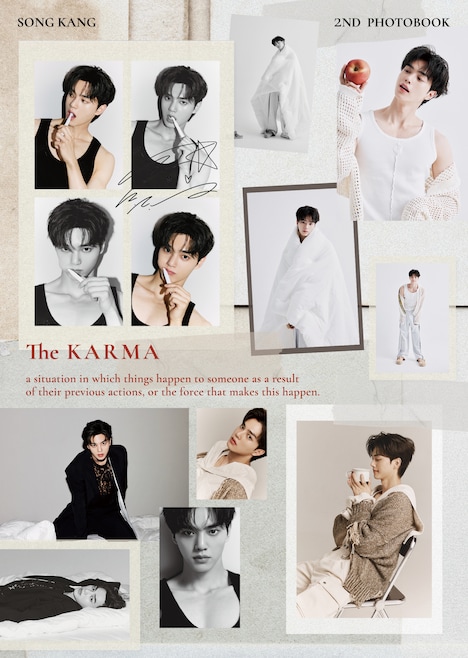 「The KARMA」封入特典のステッカー（イメージ）。