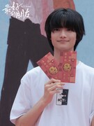 「最好的朋友」の制作発表セレモニーに登壇した城桧吏。