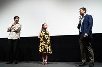 左から大美賀均、西川玲、濱口竜介。