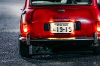 Netflix映画「シティーハンター」のミニクーパー。