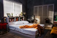 Netflix映画「シティーハンター」のセット。