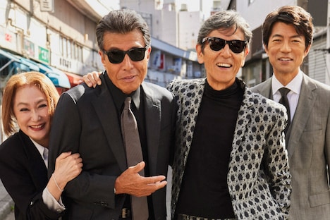 左から浅野温子、舘ひろし、柴田恭兵、仲村トオル。