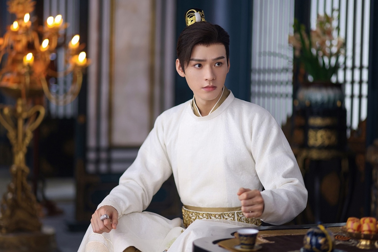 中国ドラマ「安楽伝」より、ゴン・ジュン（龔俊）演じる韓燁。