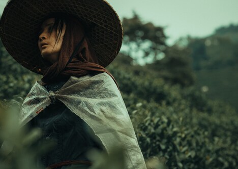 「西湖畔に生きる」より、ジアン・チンチン（蔣勤勤）演じるタイホア（苔花）。