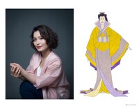 左から甲斐田裕子、淡島。