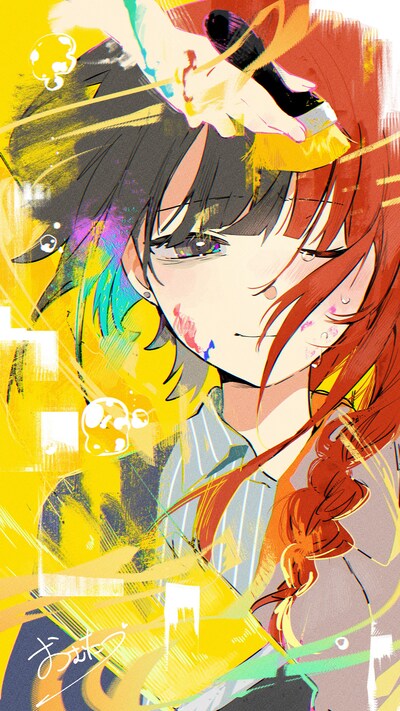 おむたつによるイラスト。