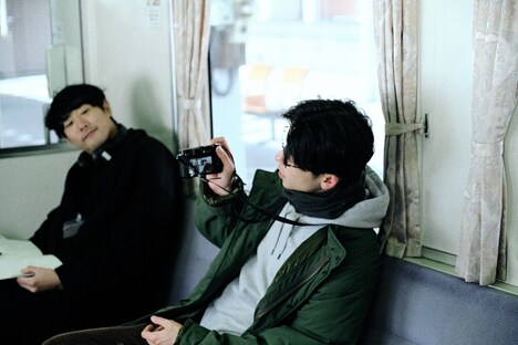 「青春18×2 君へと続く道」メイキング写真